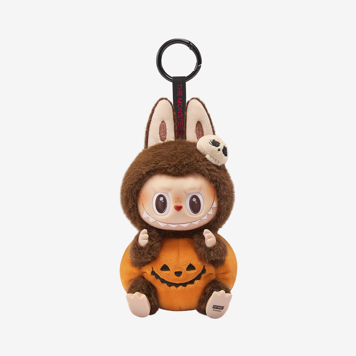LABUBU-Happy Halloween Party Series-Sitting Pumpkin Vinyl Plush Pendant