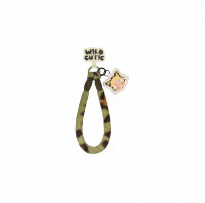 CRYBABY Ocelot cat mobile phone lanyard