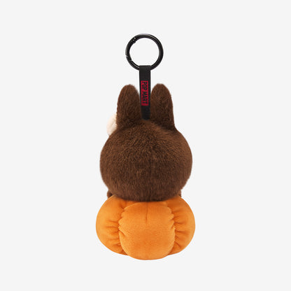 LABUBU-Happy Halloween Party Series-Sitting Pumpkin Vinyl Plush Pendant